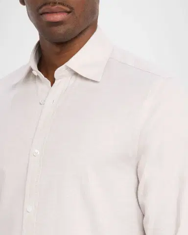 dunhill Men's Sea Island Cotton Button-Front Shirt | Thumbnail 5 dunhill Men's Sea Island Cotton Button-Front Shirt | Thumbnail 5