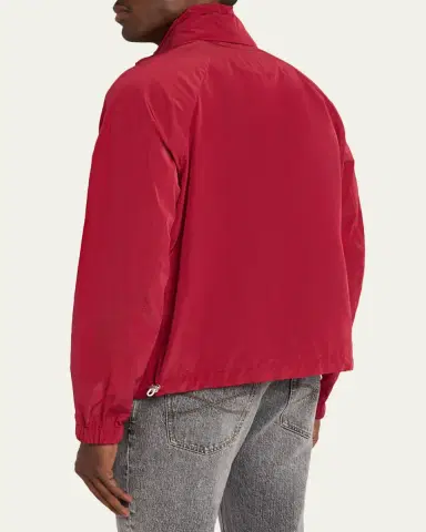 Brunello Cucinelli Men's Water-Resistant Full-Zip Jacket | Thumbnail 3 Brunello Cucinelli Men's Water-Resistant Full-Zip Jacket | Thumbnail 3