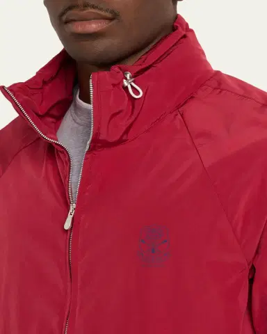 Brunello Cucinelli Men's Water-Resistant Full-Zip Jacket | Thumbnail 5 Brunello Cucinelli Men's Water-Resistant Full-Zip Jacket | Thumbnail 5