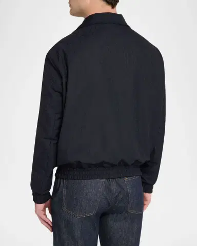 Etro Men's Paisley Jacquard Zip-Front Jacket | Thumbnail 3 Etro Men's Paisley Jacquard Zip-Front Jacket | Thumbnail 3