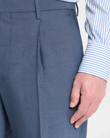 Etro Men 's Single-Pleat Virgin Wool Roma-Fit Straight-Leg Trousers | Thumbnail 5 Etro Men 's Single-Pleat Virgin Wool Roma-Fit Straight-Leg Trousers | Thumbnail 5