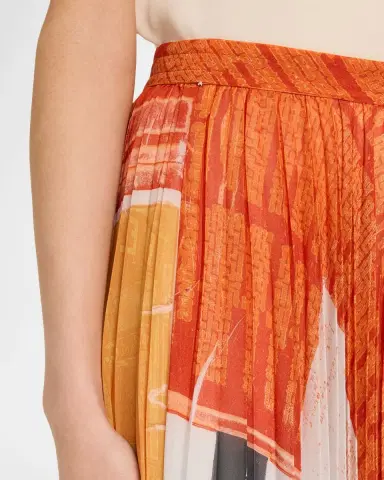 Jason Wu Collection x Robert Rauschenberg Pleated Chiffon Midi Skirt | Thumbnail 4 Jason Wu Collection x Robert Rauschenberg Pleated Chiffon Midi Skirt | Thumbnail 4