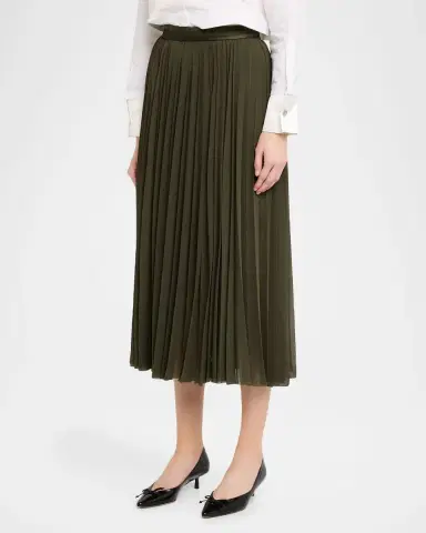 Jason Wu Collection Pleated Chiffon Midi Skirt | Thumbnail 3 Jason Wu Collection Pleated Chiffon Midi Skirt | Thumbnail 3