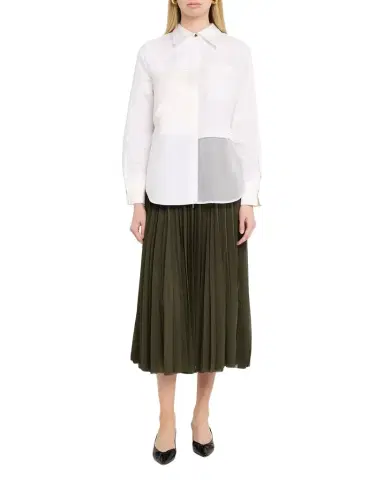 Jason Wu Collection Pleated Chiffon Midi Skirt | Thumbnail 1 Jason Wu Collection Pleated Chiffon Midi Skirt | Thumbnail 1