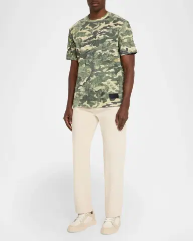 EZR Men 's Cotton Camouflage Crewneck T-hirt | Thumbnail 2 EZR Men 's Cotton Camouflage Crewneck T-hirt | Thumbnail 2