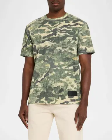 EZR Men 's Cotton Camouflage Crewneck T-hirt | Thumbnail 4 EZR Men 's Cotton Camouflage Crewneck T-hirt | Thumbnail 4