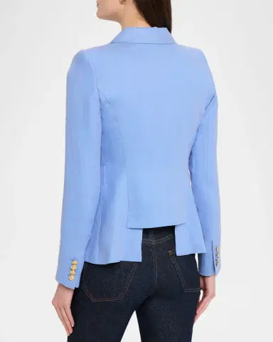 SMYTHE Duchess Tailored Linen Cutaway Blazer | Thumbnail 3 SMYTHE Duchess Tailored Linen Cutaway Blazer | Thumbnail 3