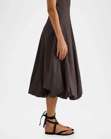 Proenza Schouler White Label Ella Cotton Bubble Midi Dress | Thumbnail 6 Proenza Schouler White Label Ella Cotton Bubble Midi Dress | Thumbnail 6
