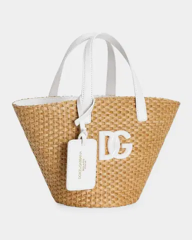 Dolce & Gabbana Kid's Coffa Tote Bag with DG Logo | Thumbnail 5 Dolce & Gabbana Kid's Coffa Tote Bag with DG Logo | Thumbnail 5