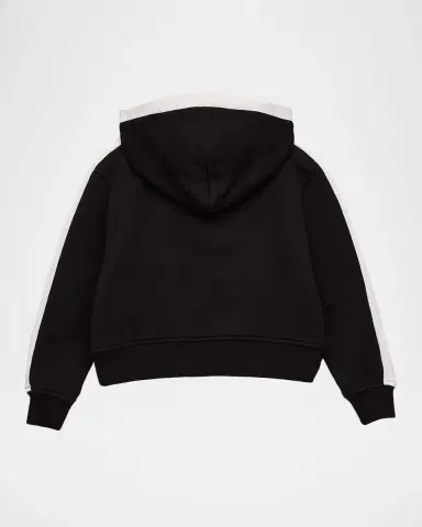 Dolce & Gabbana Girl's Logo-Print Cotton Hoodie, Size -6 | Thumbnail 2 Dolce & Gabbana Girl's Logo-Print Cotton Hoodie, Size -6 | Thumbnail 2