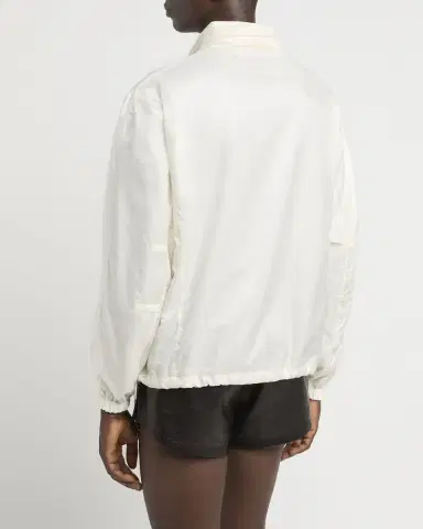 Tom Ford Men's Sheer Nylon Half-Zip Hoodie | Thumbnail 2 Tom Ford Men's Sheer Nylon Half-Zip Hoodie | Thumbnail 2