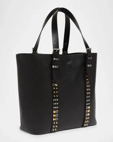 Valentino Garavani Men's Rockstud Grainy Calfskin Medium Tote Bag | Thumbnail 3 Valentino Garavani Men's Rockstud Grainy Calfskin Medium Tote Bag | Thumbnail 3