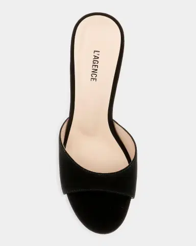 L'Agence 9mm Avery Suede Mules | Thumbnail 2 L'Agence 9mm Avery Suede Mules | Thumbnail 2