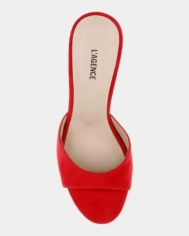 L'Agence 9mm Avery Suede Mules | Thumbnail 11 L'Agence 9mm Avery Suede Mules | Thumbnail 11