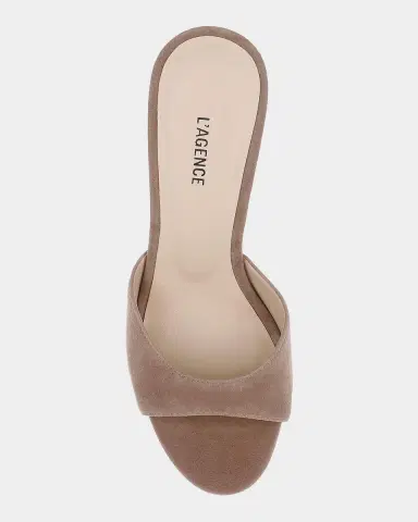 L'Agence 9mm Avery Suede Mules | Thumbnail 14 L'Agence 9mm Avery Suede Mules | Thumbnail 14