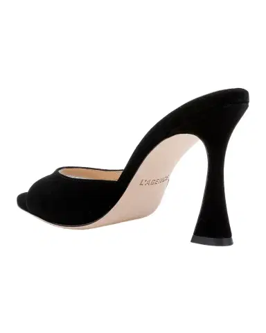 L'Agence 9mm Avery Suede Mules | Thumbnail 1 L'Agence 9mm Avery Suede Mules | Thumbnail 1