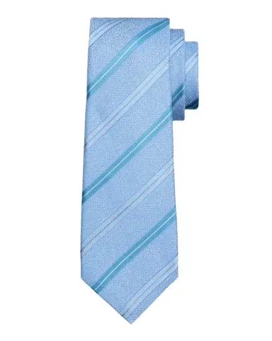 Kiton Men 's Grosgrain Stripe Silk 7-Fold Tie | Thumbnail 1 Kiton Men 's Grosgrain Stripe Silk 7-Fold Tie | Thumbnail 1