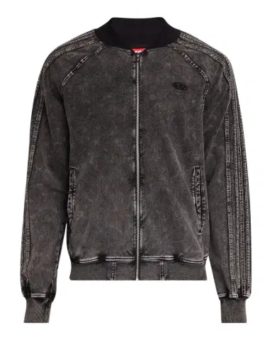 Diesel Men 's Ss-S-Alt Sweat-S Full-Zip Sweatshirt | Thumbnail 1 Diesel Men 's Ss-S-Alt Sweat-S Full-Zip Sweatshirt | Thumbnail 1