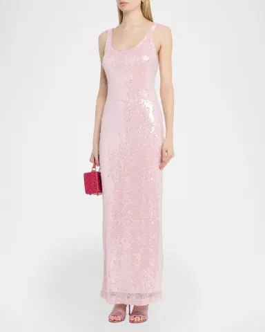 SIMKHAI Bex Sequined Tank Dress | Thumbnail 4 SIMKHAI Bex Sequined Tank Dress | Thumbnail 4