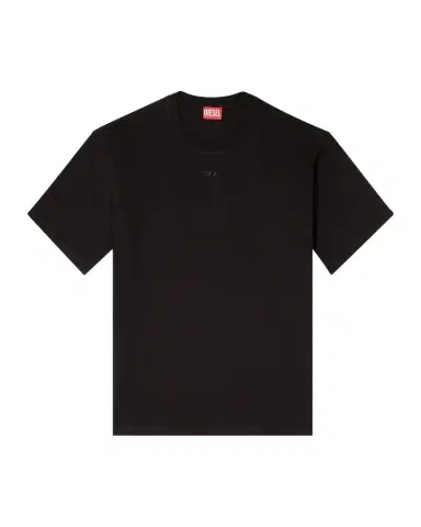 Diesel Men's K-SS-t-lucien-ih Embroidered Oval D Crewneck T-Shirt | Thumbnail 1 Diesel Men's K-SS-t-lucien-ih Embroidered Oval D Crewneck T-Shirt | Thumbnail 1