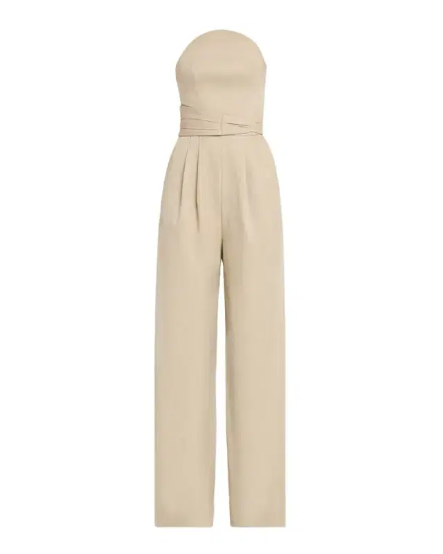 Crosby Strapless Pleated Suiting Jumpsuit Crosby Strapless Pleated Suiting Jumpsuit