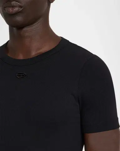 Diesel Men's Oval D Slim-Fit Stretch Cotton T-Shirt | Thumbnail 5 Diesel Men's Oval D Slim-Fit Stretch Cotton T-Shirt | Thumbnail 5