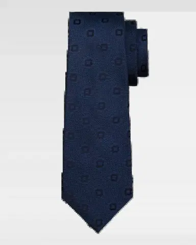 Kiton Men 's Geometric Jacquard Silk 7-Fold Tie | Thumbnail 2 Kiton Men 's Geometric Jacquard Silk 7-Fold Tie | Thumbnail 2