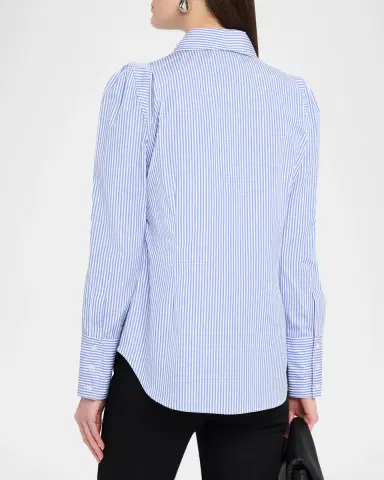 Smythe Striped Box Pleat Shirt | Thumbnail 3 Smythe Striped Box Pleat Shirt | Thumbnail 3