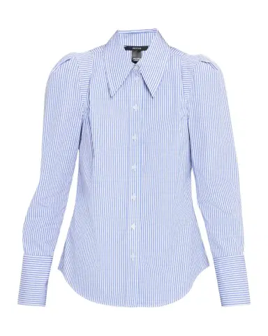 Smythe Striped Box Pleat Shirt | Thumbnail 1 Smythe Striped Box Pleat Shirt | Thumbnail 1