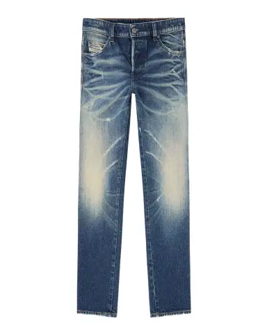 Diesel Men 's D-1993 d-vyl l32 DNA Wash Straight-Leg Jeans | Thumbnail 1 Diesel Men 's D-1993 d-vyl l32 DNA Wash Straight-Leg Jeans | Thumbnail 1