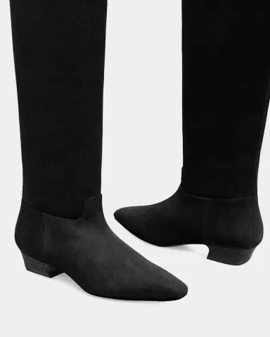 Stuart Weitzman Stassi Suede Knee-High Boots | Thumbnail 2 Stuart Weitzman Stassi Suede Knee-High Boots | Thumbnail 2