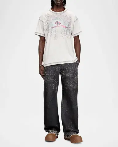 Diesel Men's K-SS-t-norm-v6 Jersey T-Shirt | Thumbnail 2 Diesel Men's K-SS-t-norm-v6 Jersey T-Shirt | Thumbnail 2