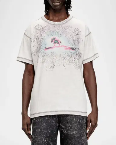 Diesel Men's K-SS-t-norm-v6 Jersey T-Shirt | Thumbnail 4 Diesel Men's K-SS-t-norm-v6 Jersey T-Shirt | Thumbnail 4
