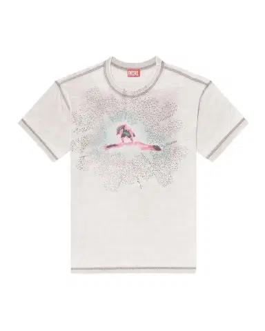 Diesel Men's K-SS-t-norm-v6 Jersey T-Shirt | Thumbnail 1 Diesel Men's K-SS-t-norm-v6 Jersey T-Shirt | Thumbnail 1