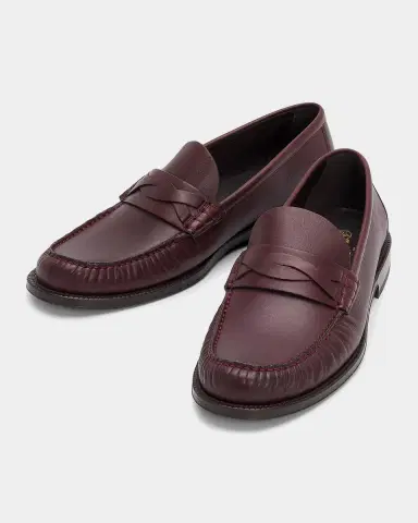 Brunello Cucinelli Men 's Leather Moc-Toe Loafers | Thumbnail 4 Brunello Cucinelli Men 's Leather Moc-Toe Loafers | Thumbnail 4