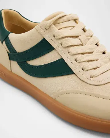 Vince Oasis Bicolor Leather Retro Sneakers | Thumbnail 3 Vince Oasis Bicolor Leather Retro Sneakers | Thumbnail 3