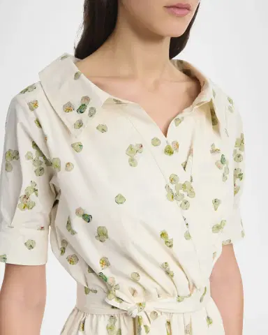 Altuzarra Lydia Floral-Print Waist-Tie Midi Dress | Thumbnail 5 Altuzarra Lydia Floral-Print Waist-Tie Midi Dress | Thumbnail 5