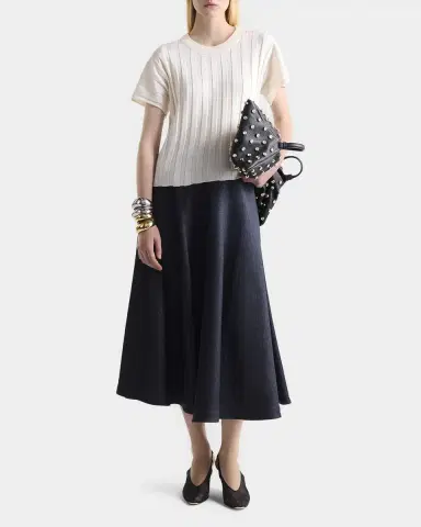 Altuzarra Varda A-Line Denim Skirt | Thumbnail 2 Altuzarra Varda A-Line Denim Skirt | Thumbnail 2
