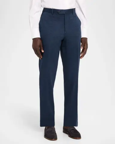 Isaia Cotton-Jersey Mid-Rise Straight-Leg Pants | Thumbnail 4 Isaia Cotton-Jersey Mid-Rise Straight-Leg Pants | Thumbnail 4