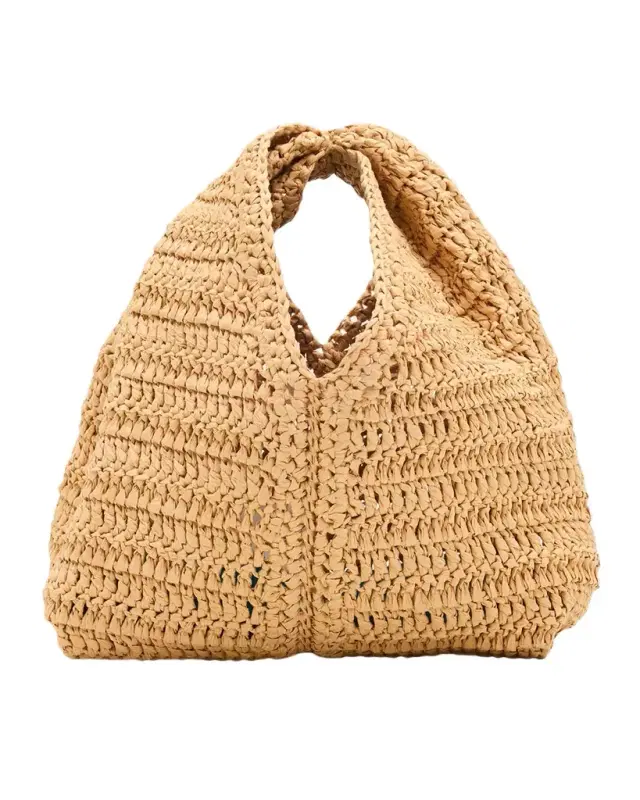 Simone Raffia Top-Handle Bag Simone Raffia Top-Handle Bag