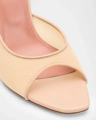 Amina Muaddi 95mm Alexa Mesh Mule Pumps | Thumbnail 3 Amina Muaddi 95mm Alexa Mesh Mule Pumps | Thumbnail 3