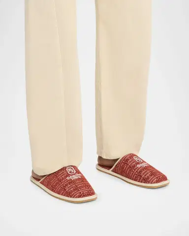 Amiri Men 's Chateau MA Jacquard Slippers | Thumbnail 2 Amiri Men 's Chateau MA Jacquard Slippers | Thumbnail 2