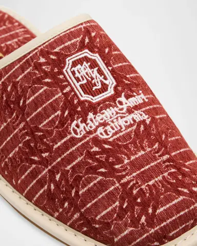 Amiri Men 's Chateau MA Jacquard Slippers | Thumbnail 5 Amiri Men 's Chateau MA Jacquard Slippers | Thumbnail 5