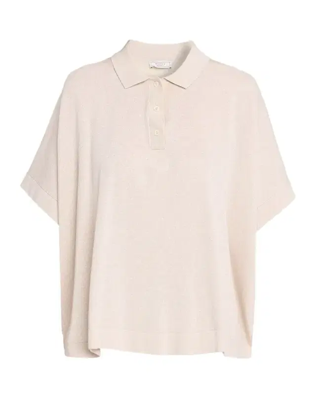 Lurex and Cotton Vanisé Polo Shirt Lurex and Cotton Vanisé Polo Shirt