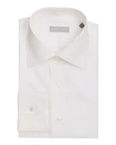 Stefano Ricci Men's Cotton Tonal Geometric Jacquard Dress Shirt | Thumbnail 1 Stefano Ricci Men's Cotton Tonal Geometric Jacquard Dress Shirt | Thumbnail 1