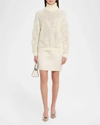 Retrofête Camden Embellished Turtleneck Sweater | Thumbnail 2 Retrofête Camden Embellished Turtleneck Sweater | Thumbnail 2