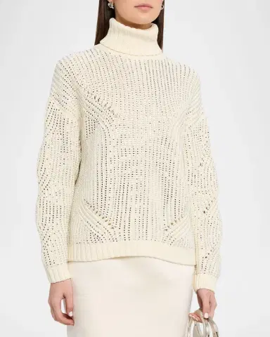 Retrofête Camden Embellished Turtleneck Sweater | Thumbnail 4 Retrofête Camden Embellished Turtleneck Sweater | Thumbnail 4