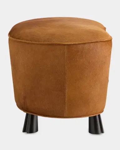 Arteriors Koda Hair on Hide Ottoman | Thumbnail 3 Arteriors Koda Hair on Hide Ottoman | Thumbnail 3
