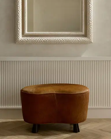 Arteriors Koda Hair on Hide Ottoman | Thumbnail 5 Arteriors Koda Hair on Hide Ottoman | Thumbnail 5