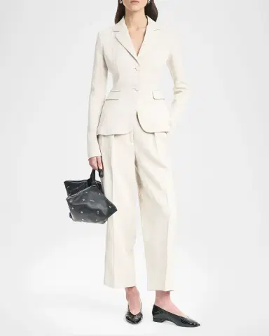 Altuzarra Fenice Slim Linen-Cotton Blazer | Thumbnail 2 Altuzarra Fenice Slim Linen-Cotton Blazer | Thumbnail 2